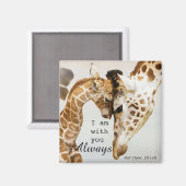 Giraffe Magnet Magneet (Voorkant / Achterkant)