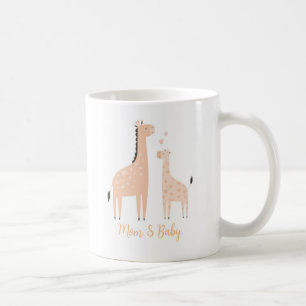Giraffe Mam en Baby Koffiemok