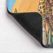 Giraffe Mama en Baby Muismat (Hoek)