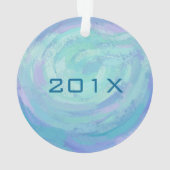 Giraffe Mama en Baby Ornament (achterkant)