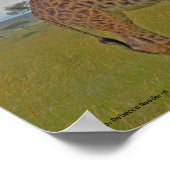 Giraffe Masai Mara , Kenyan Proverb Poster (Hoek)