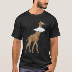 Giraffe met cloud t-shirt