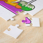 Giraffe met Coconut Legpuzzel (Zijkant)