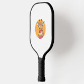 Giraffe Met Cupcake   Pickleball Paddle (Links)