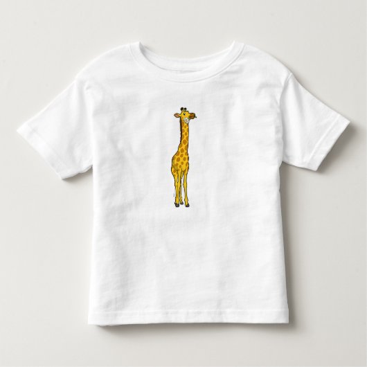 Giraffe met Daisy Kinder Shirts (Voorkant)