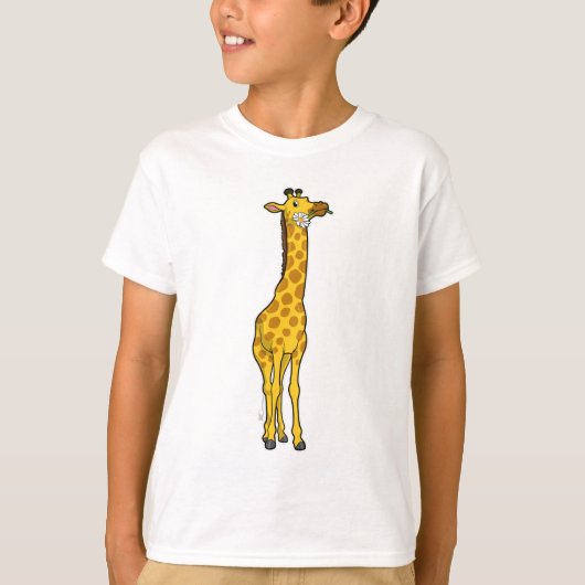 Giraffe met Daisy T-shirt (Voorkant)