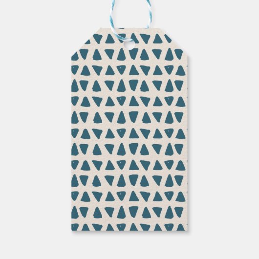 Giraffe met een Floral WreathDankuwel Cadeaulabel (Achterkant)