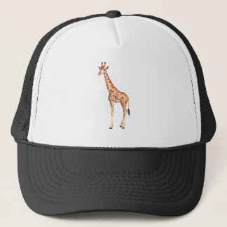 giraffe met een lange nek trucker pet