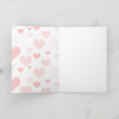 Giraffe met een Rozen Valentijn Kaart (Binnen)