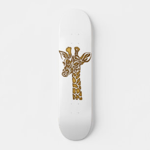 Giraffe met etnische en stammenornamenten skateboard
