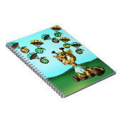 Giraffe met Koreaans Word Notitieboek (Rechterzijde)