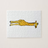 Giraffe met Madeliefje Legpuzzel (Horizontaal)
