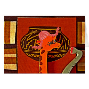 Giraffe met muffin: een Schattige Afrikaans ontwer