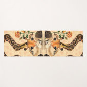 Giraffe met Roos Yoga Mat Gentleman (Voorkant (horizontaal))