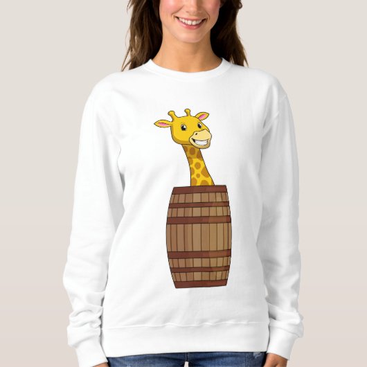 Giraffe met vat trui (Voorkant)