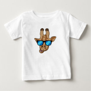 Giraffe met zonnebril