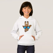Giraffe met zonnebril (Voorkant volledig)