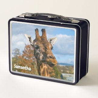 Giraffe metalen lunchbox