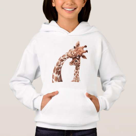 Giraffe moeder en knuppels (Voorkant)
