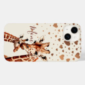 Giraffe Moederdag, Happy Moederdag Case-Mate iPhone Case (Achterkant (horizontaal))