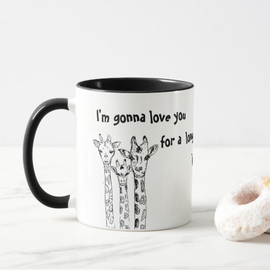 giraffe mok (Met donut)