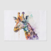 GIRAFFE mooi decoupage papier (Voorkant)