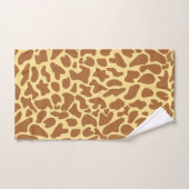 Giraffe Motif fourrure Exotique (Serviette à main)