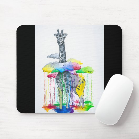 Giraffe Mousepad Muismat (Met muis)