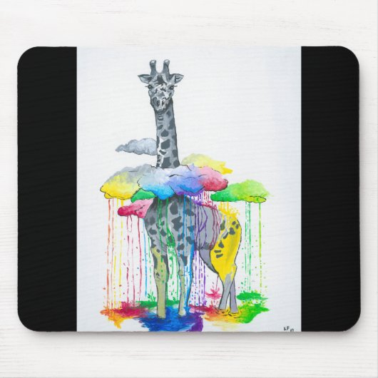 Giraffe Mousepad Muismat (Voorkant)
