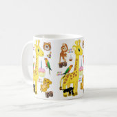 Giraffe Mug Joyeux Anniversaire Mug (Devant gauche)