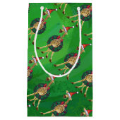 Giraffe Noël Petit sac cadeau (Devant)