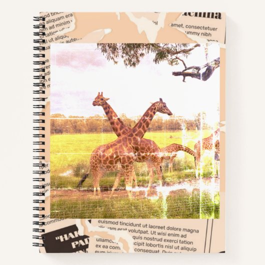 GIRAFFE - NOTITIEBOEK (Voorkant)