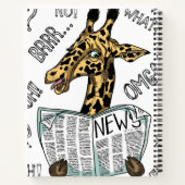 GIRAFFE - NOTITIEBOEK (Achterkant)