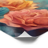 Giraffe nr. 10 Glanzend Poster Perfect Poster (Hoek)