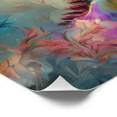 Giraffe nr. 14 Glanzend Poster Perfect Poster (Hoek)