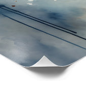 Giraffe nr. 1 Glanzend Poster Perfect Poster (Hoek)