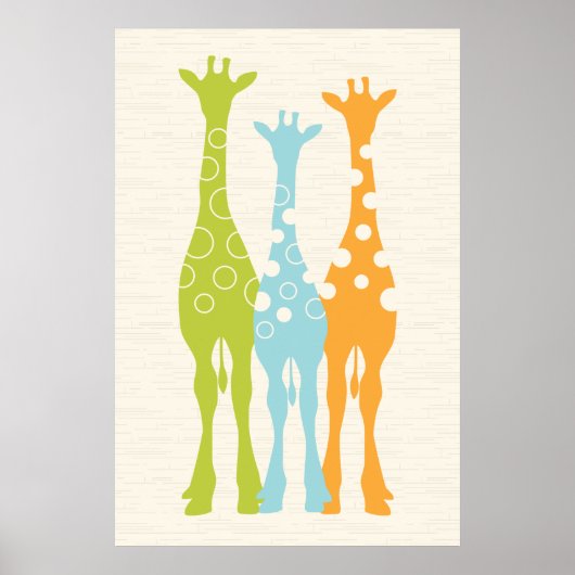 Giraffe Nursery Print (Voorkant)