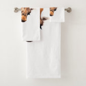 Giraffe Oerwoud Dierportret Bad Handdoek (Insitu)