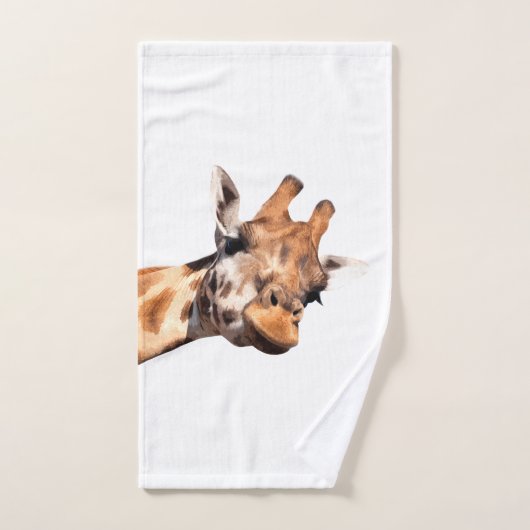 Giraffe Oerwoud Dierportret Bad Handdoek (Handdoek)