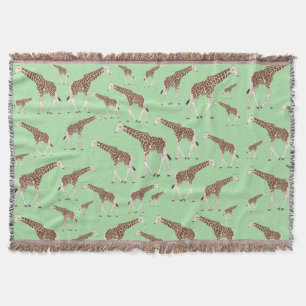 Giraffe Oerwoud Safari Animal Deken