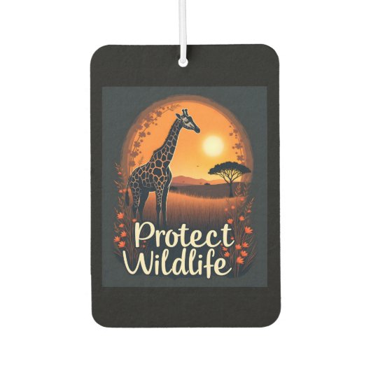 Giraffe of the Savanna Tank Top Luchtverfrisser (Voorkant)