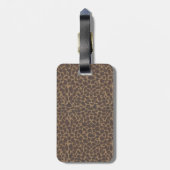 Giraffe olieverf bagagelabel (Achterkant verticaal)