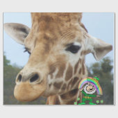 Giraffe ompakken papier (Vlak)