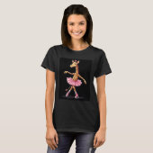 Giraffe On Roller Skates In Pink Tutu Tank Top (Voorkant volledig)