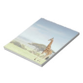 Giraffe on the Serengeti Notitieblok (Gedraaid)