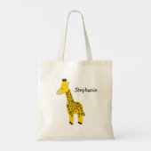 Giraffe Ontwerp Tote Bag (Achterkant)