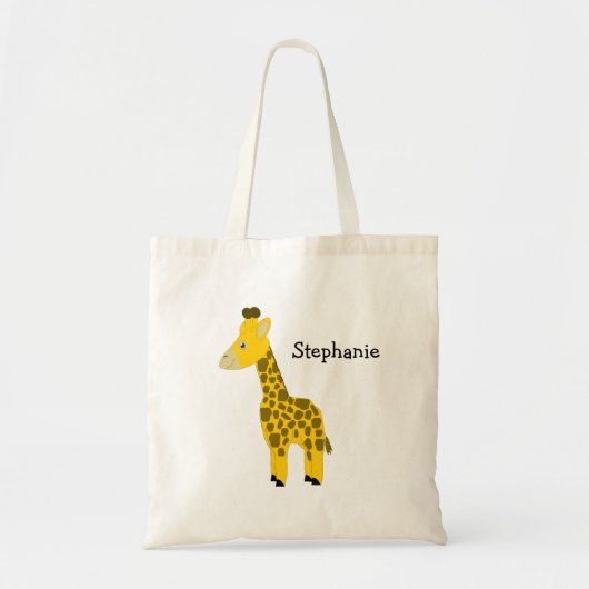Giraffe Ontwerp Tote Bag (Voorkant)