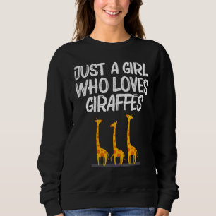 Giraffe-ontwerpen voor meisjes kinder safari diere trui