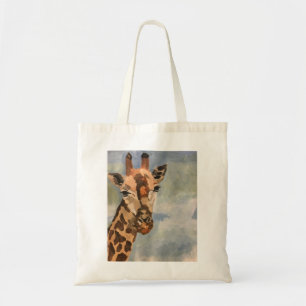 Giraffe op canvas tas