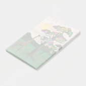 Giraffe op de Planes van Afrika Post-it® Notes (Schuin)